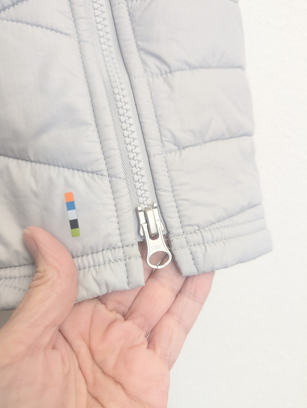 Smartwool Smartloft 120 Puffer Mini Skirt Size Small White Ash - Picture 6 of 8